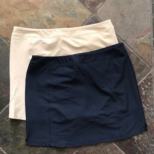 Two Adidas Ultimate365 Adistar Solid Skirts- XL